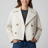 Damska Kurtka Krótka Dwurzędowa – Elegancka i Ponadczasowa