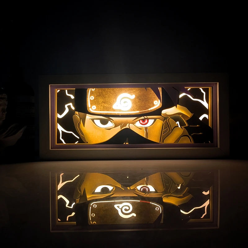 Anime LED Shadow Box – Podświetlana Dekoracyjna Lampa z Efektami Kolorów