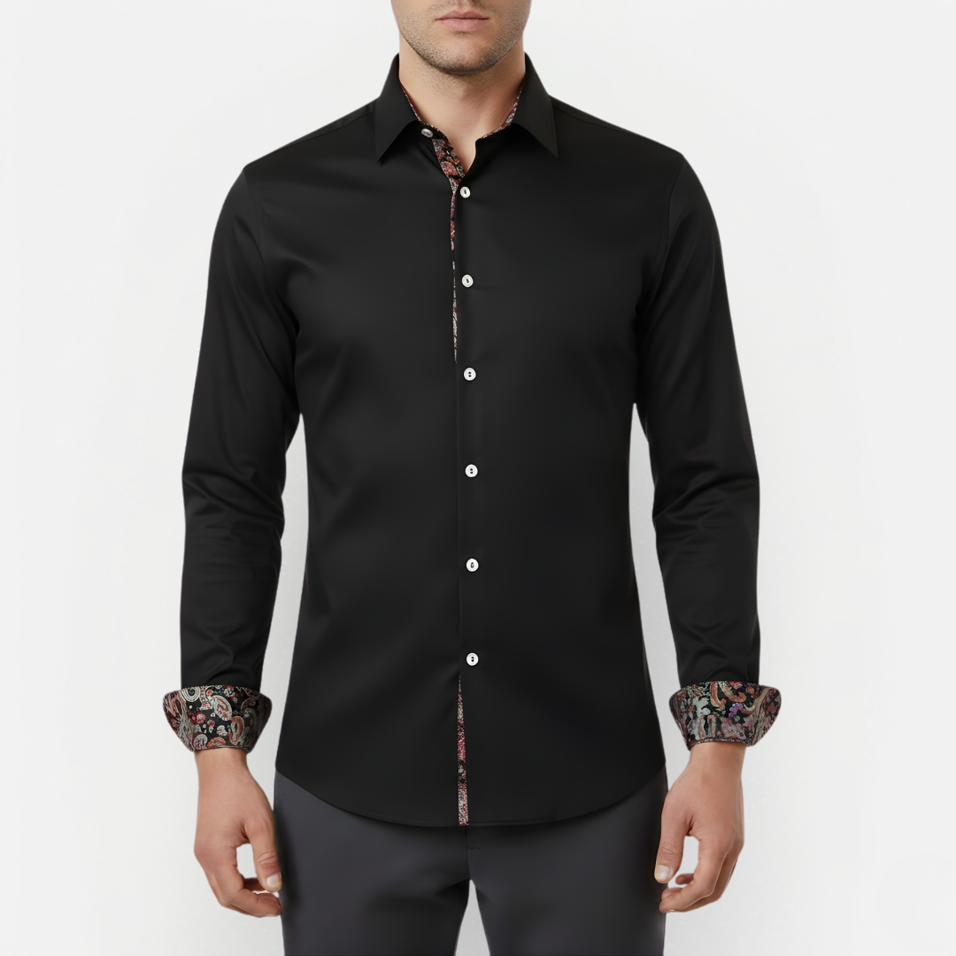 Męska Koszula z Wzorem Paisley – Elegancka i Nowoczesna