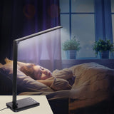 LED lampa biurkowa z bezprzewodową ładowarką i regulacją jasności