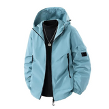 Lekka Kurtka z Kapturem – Unisex Wiatroszczelna Kurtka Outdoor w Kolorach