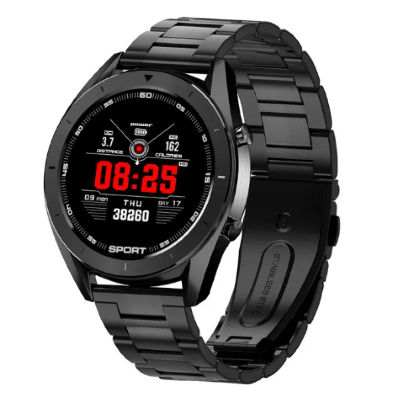 Smartwatch – Klasyczny Design Wodoodporny z Pulsometrem