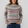 Vintage Dzianinowy Sweter Damski Retro Casual