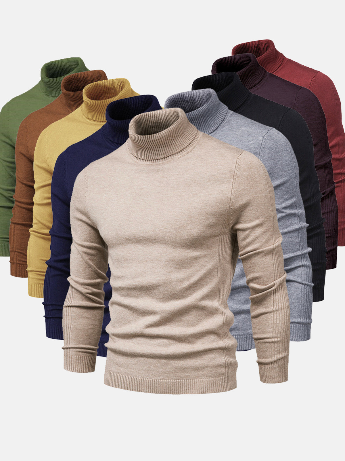 Męski Golf z Miękkiej Bawełny, Ponadczasowy Design