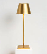 Minimalistyczna Wysoka Lampa Stołowa z Ciepłym Światłem LED