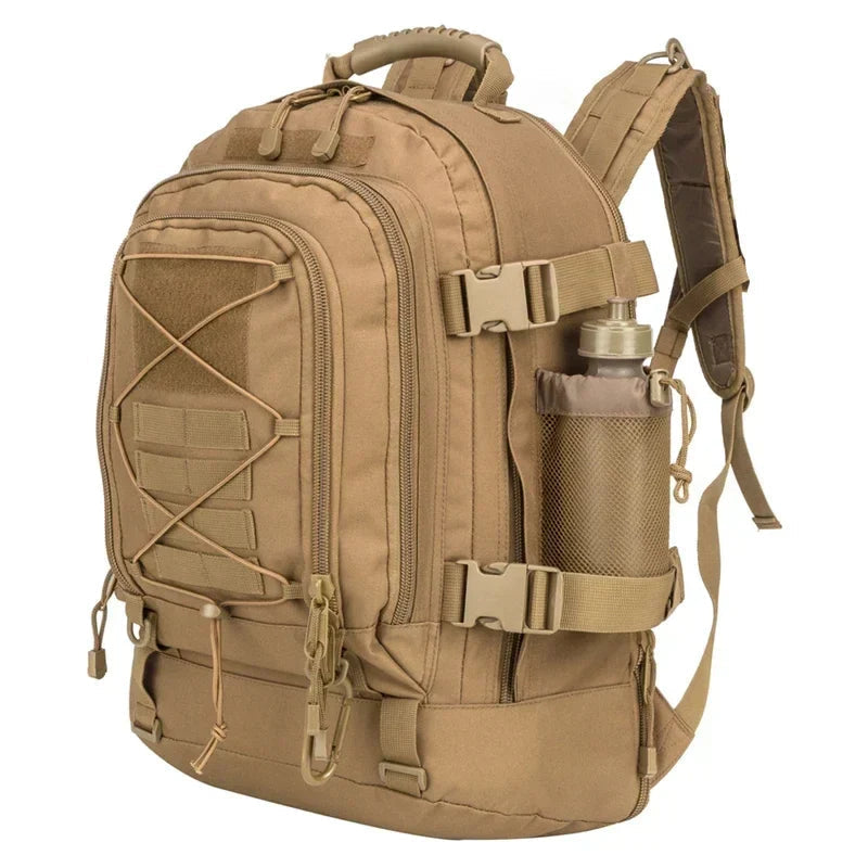 Wojskowy Plecak Taktyczny 60L – Wytrzymały Nylon, Outdoor i Survival Unisex