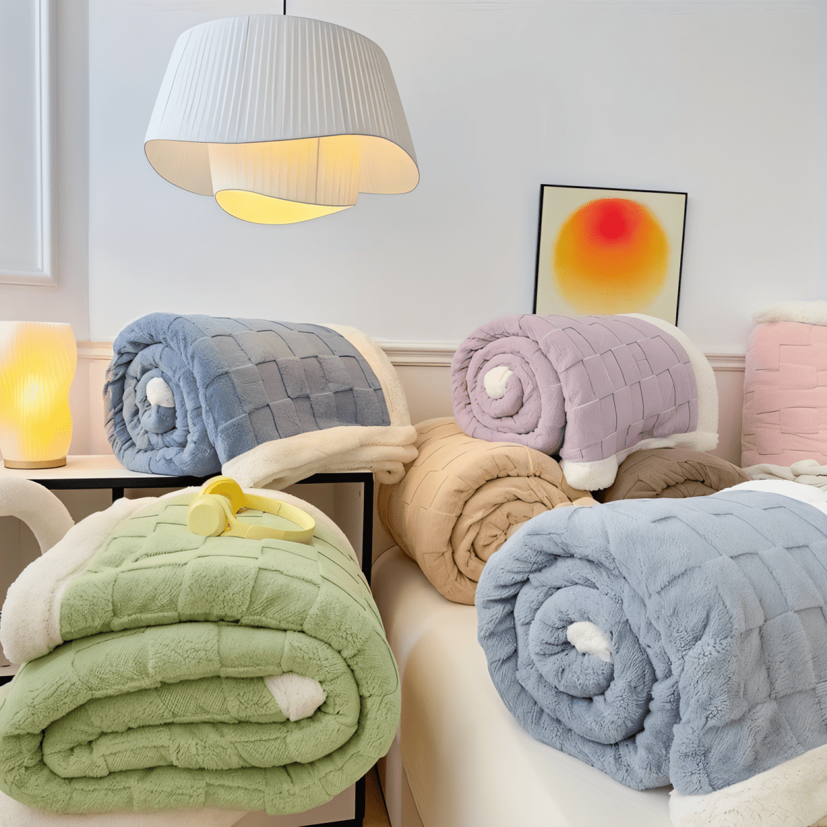 Dwustronny Koc Pluszowy – Miękki i Ciepły Koc na Łóżko i Kanapę