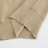 Męski sweter z półzamkiem i kołnierzem – Nowoczesny dzianinowy pulower