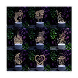 3D Dino LED Lampa – Nocna Lampka dla Dzieci z Kolorowym Światłem