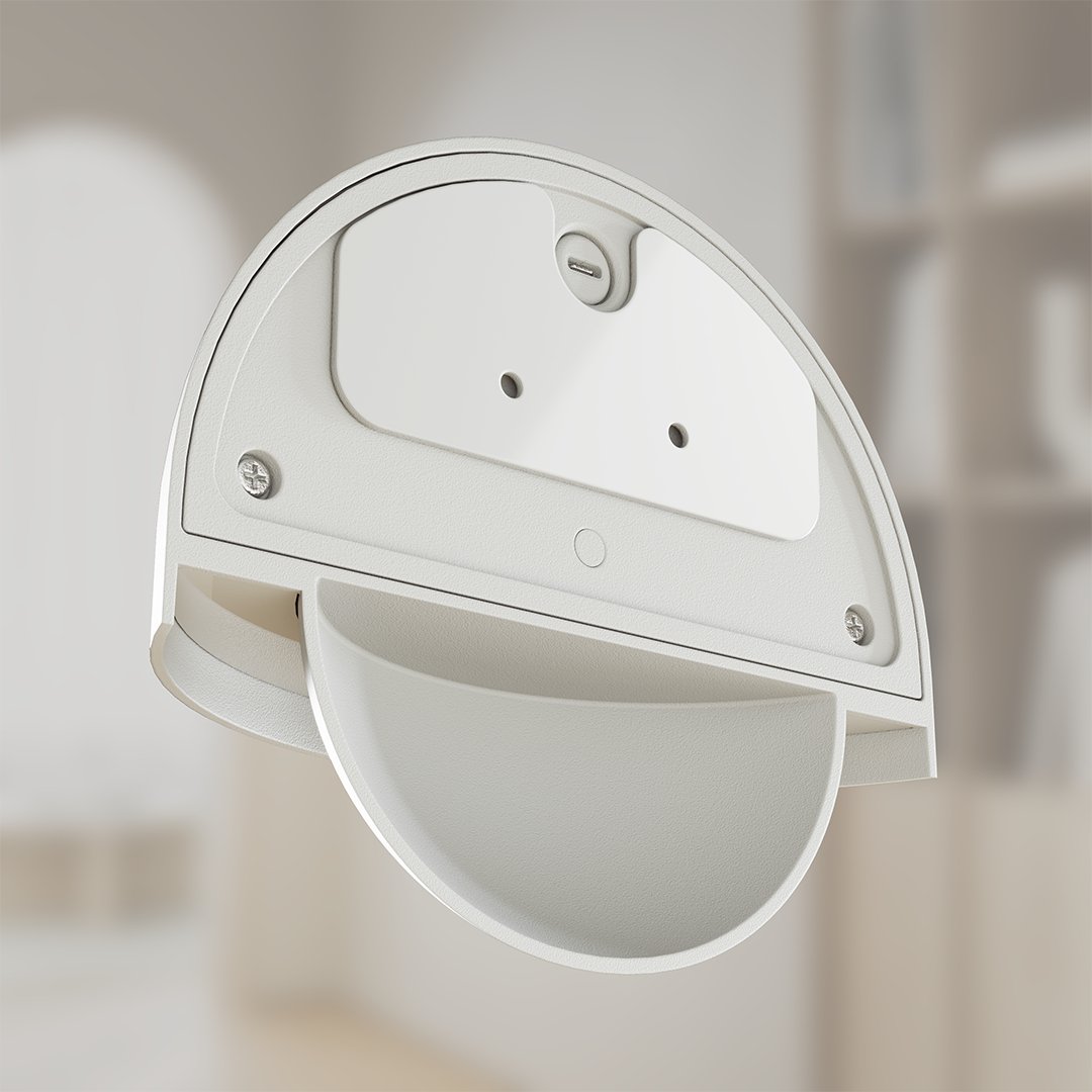 Nowoczesna lampa ścienna z półokrągłym designem do oświetlenia nastrojowego