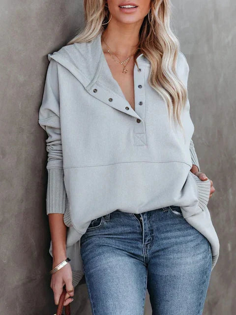 Nowoczesna Luźna Kurtka Zimowa Damska – Ciepła Kurtka z Praktycznymi Kieszeniami