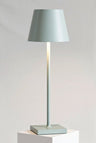 Minimalistyczna Wysoka Lampa Stołowa z Ciepłym Światłem LED