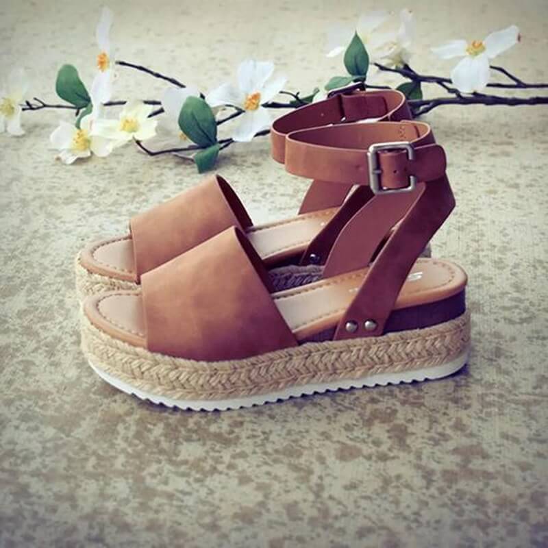 Letnie platformy espadryle dla kobiet