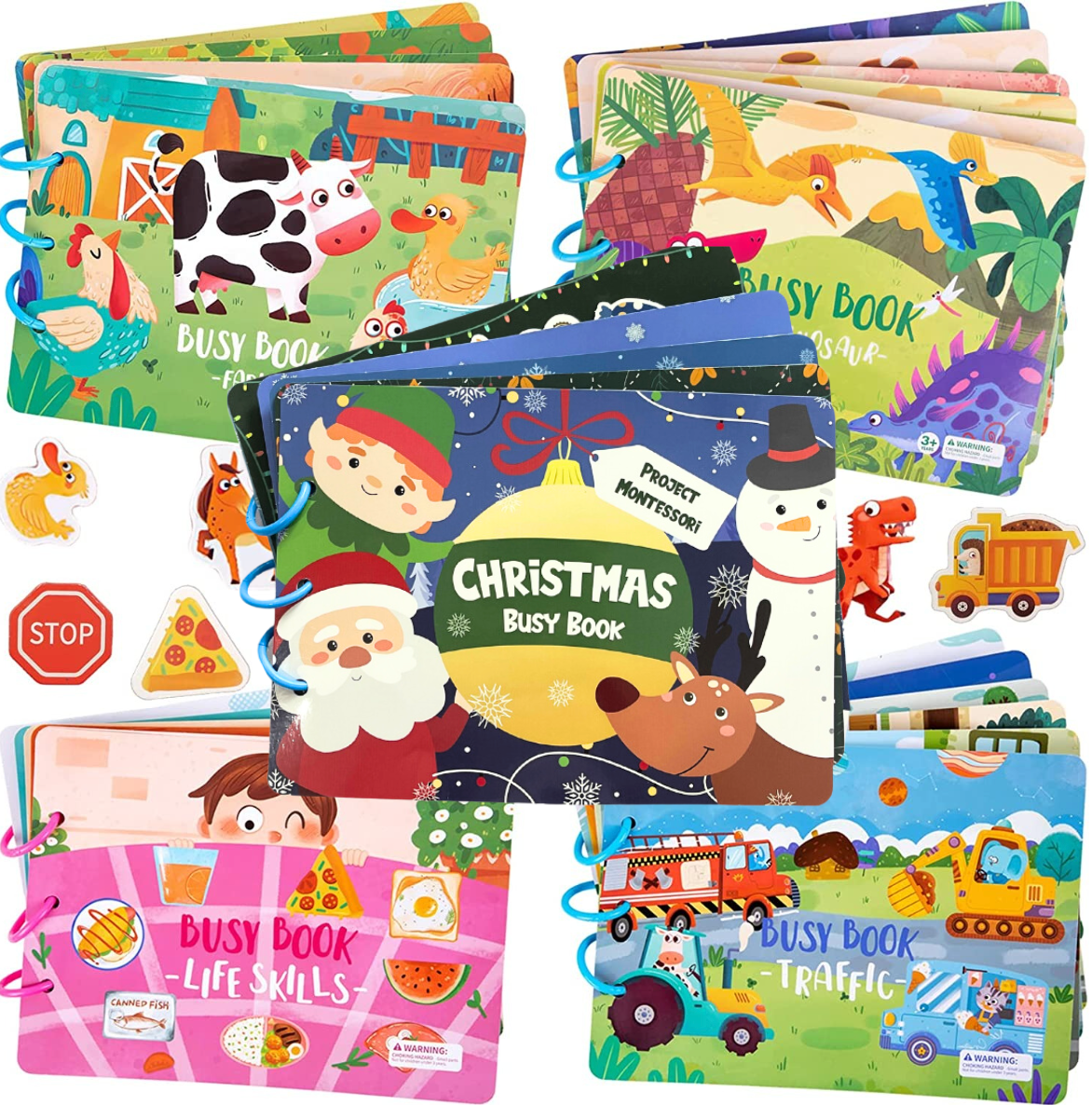 Busy Book dla Dzieci – Interaktywna Edukacyjna Książka Aktywności
