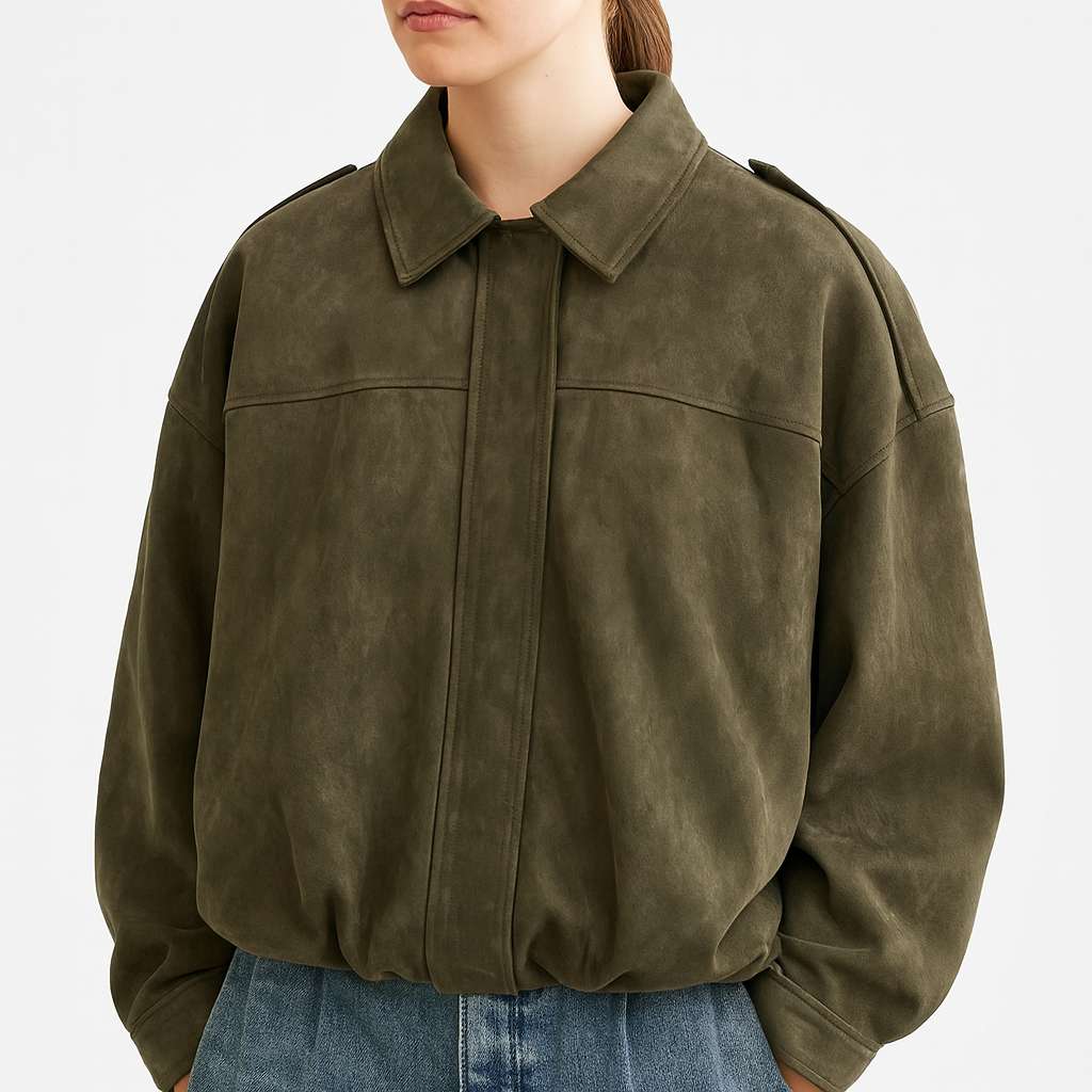 Oversize damska kurtka lekka casual jesień zima