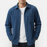 Męska koszulowa koszula sztruksowa – casualowy i ponadczasowy design