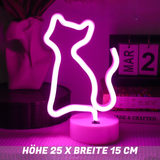 LED Neonowa Lampa Stołowa – Dekoracyjne Figury Świetlne do Sypialni i Salonu