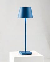 Minimalistyczna Wysoka Lampa Stołowa z Ciepłym Światłem LED