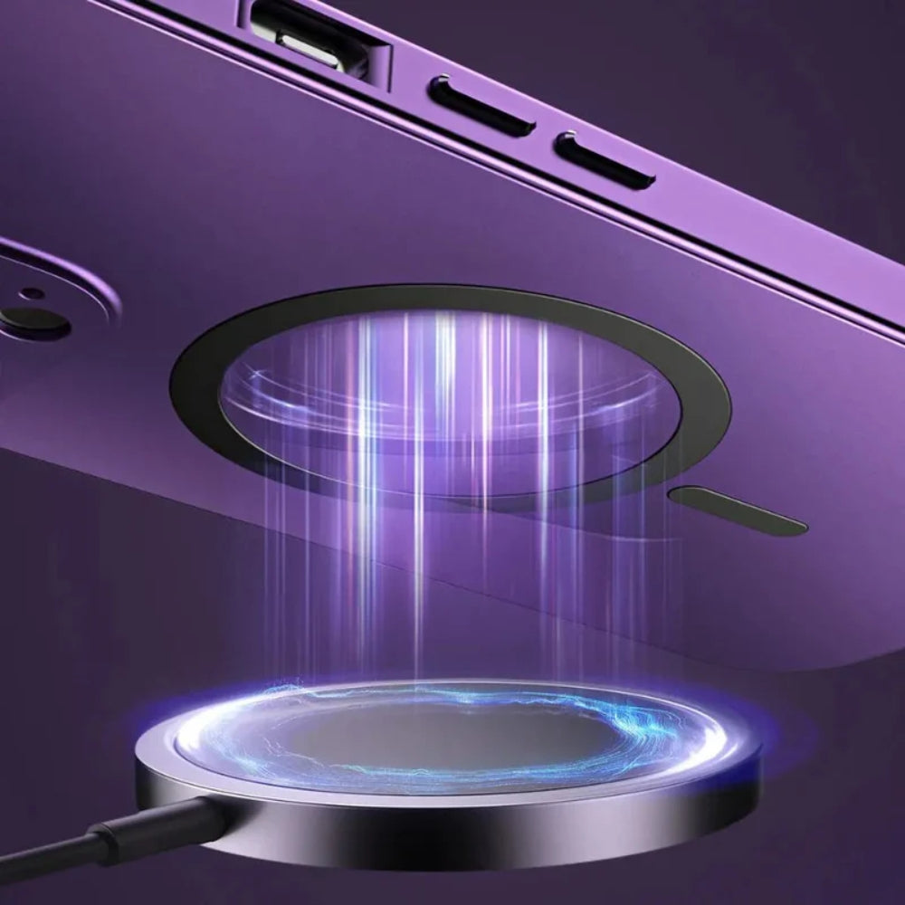 Magnetyczne etui na telefon z pierścieniem i smukłą ochroną