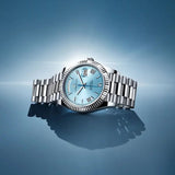 Luksusowy Męski Zegarek Automatyczny – Samonakręcający ze Stali Nierdzewnej z Kalendarzem