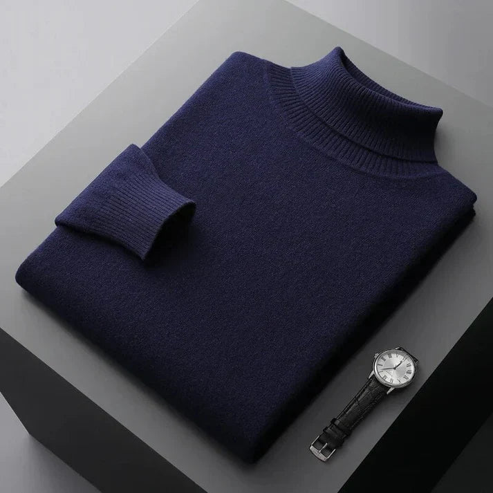 Męski Golf Kaszmirowy - Ponadczasowy i Elegancki Design