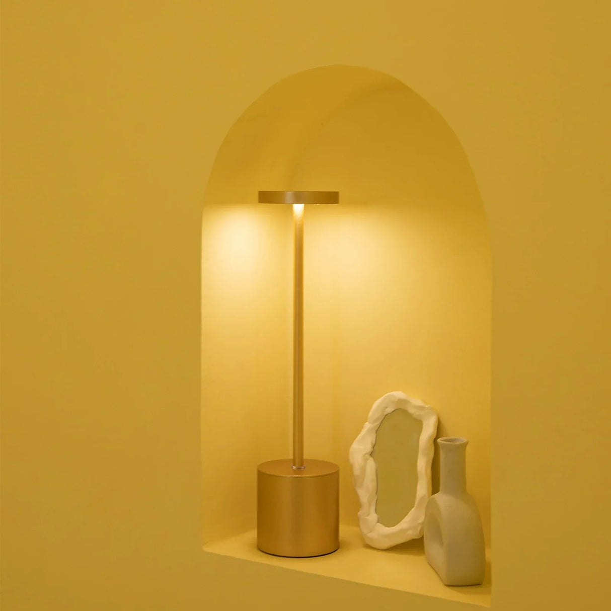 Bezprzewodowa Lampa Stołowa Dotykowa z Ciepłym Światłem