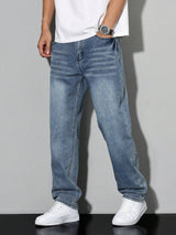 Męskie Baggy Jeans – Luźne Jeansy z Streetwearowym Stylem