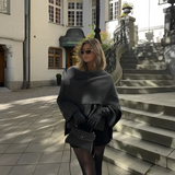 Stylowy Miękki Płaszcz Damski Cape dla Elegancji