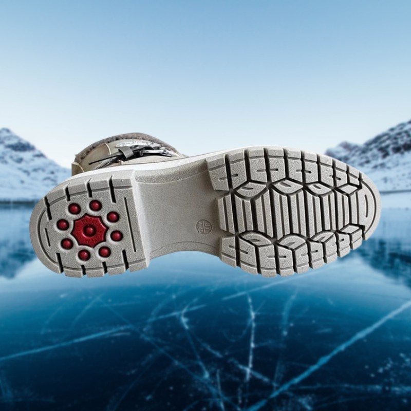 Damskie zimowe kozaki – Wysokie ocieplane kozaki sznurowane