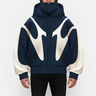 Męska bluza z kapturem z wbudowaną kominiarką streetwear