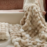 Luksusowy miękki pled – Ciepły i elegancki koc dla maksymalnego komfortu