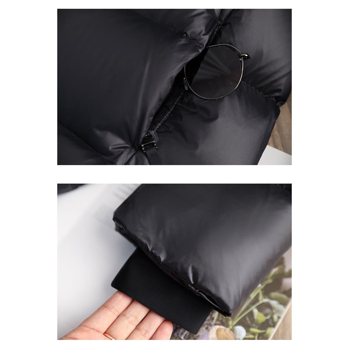 Długa pikowana damska kurtka zimowa – ciepła, stylowa i wodoodporna