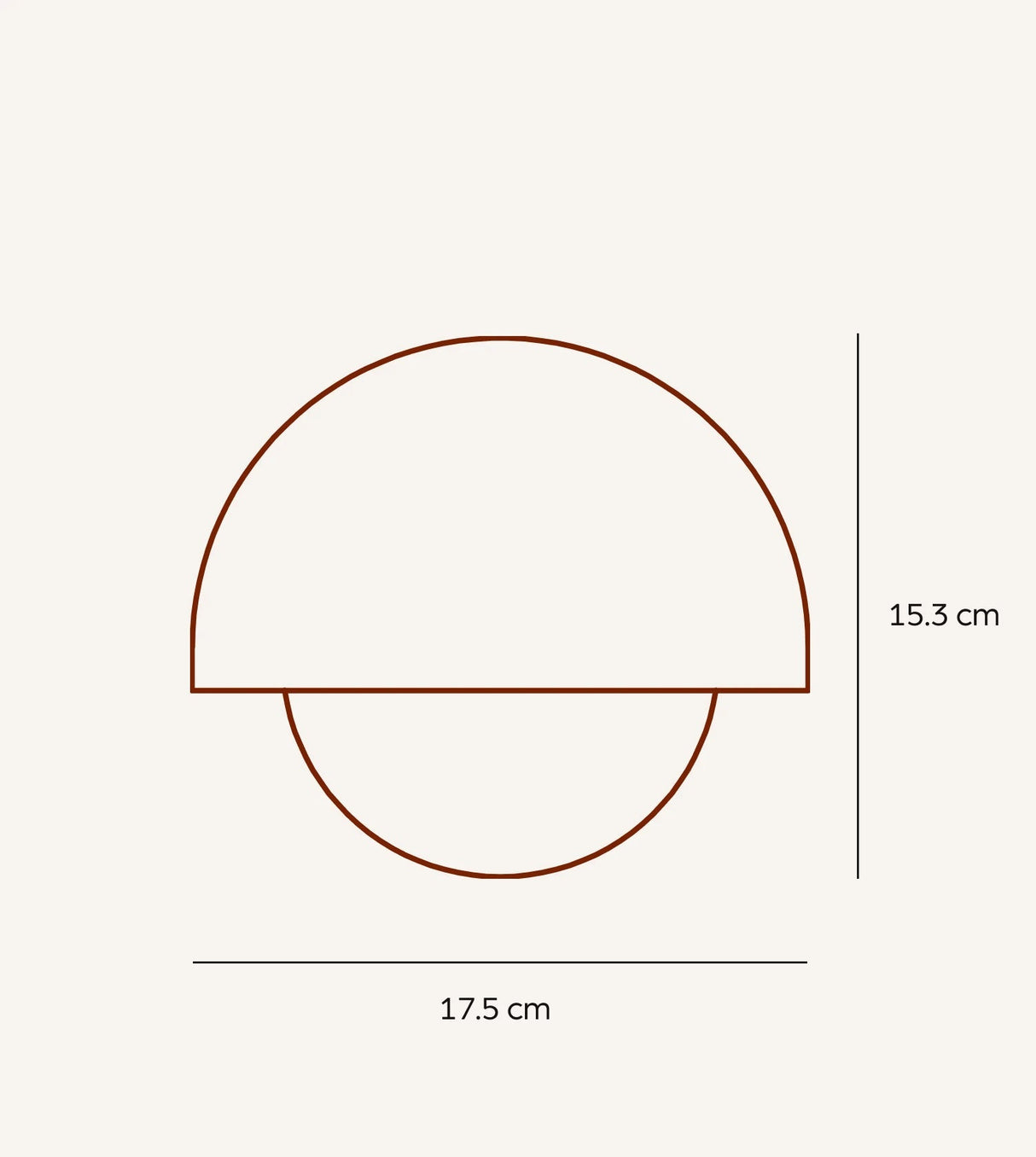 Nowoczesna lampa ścienna z półokrągłym designem do oświetlenia nastrojowego