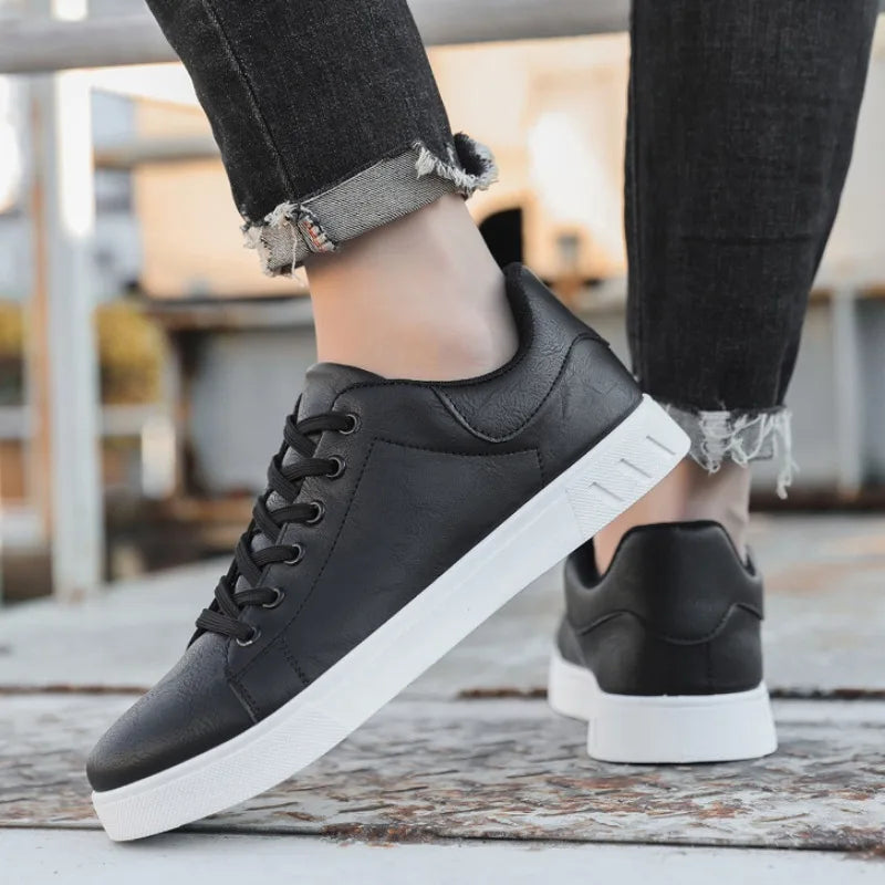 Męskie Skórzane Buty Klasyczny Design Wysoka Jakość