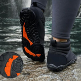 Męskie zimowe buty trekkingowe – ciepłe outdoorowe botki z dobrą przyczepnością