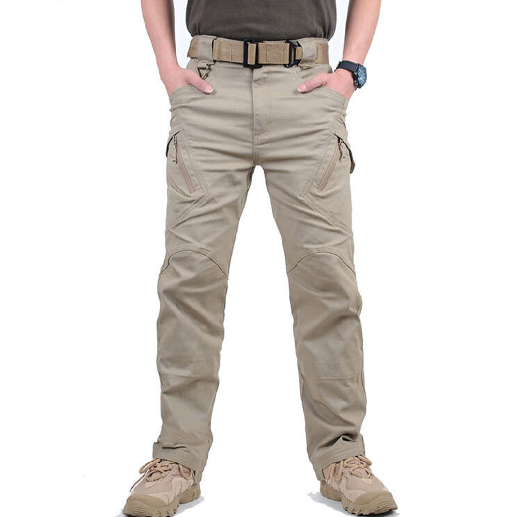 Spodnie Outdoorowe Z Kieszeniami Ergonomiczny Krój Męskie Casual