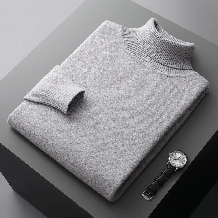 Męski Golf Kaszmirowy - Ponadczasowy i Elegancki Design