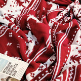 Świąteczny koc z norweskim wzorem – Ciepły i przytulny pled zimowy