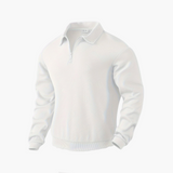 Męski sweter polo z zamkiem – Klasyczny i wygodny design