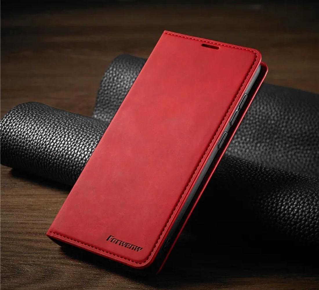 Portfel Etui na Telefon z Kieszeniami na Karty i Funkcją Magnetyczną – Pokrowiec Książkowy