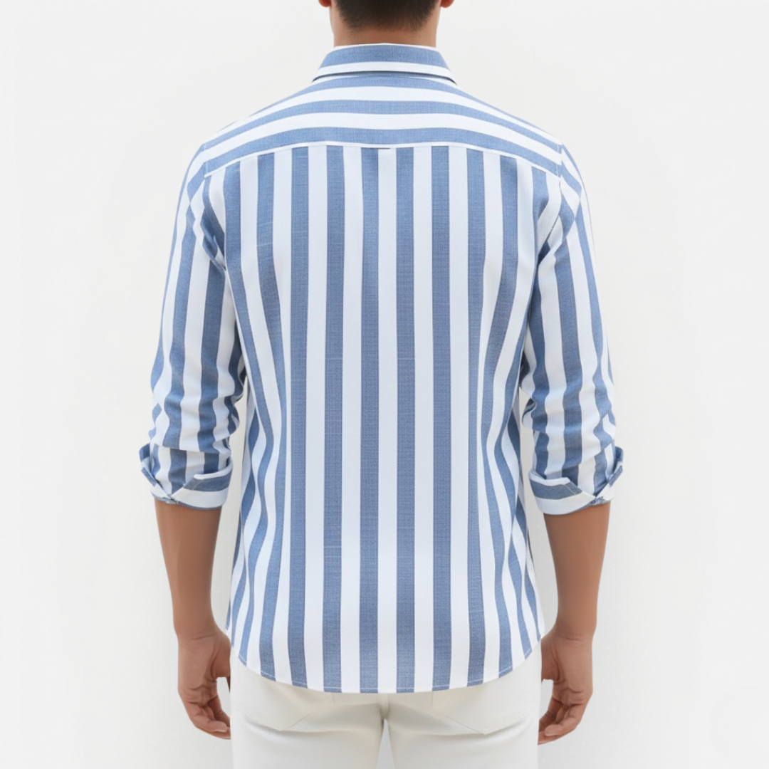 Męska Koszula w Paski – Casualowy i Ponadczasowy Design