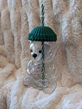 Kubek do picia z pokrywką w kształcie misia – zabawny i dekoracyjny design