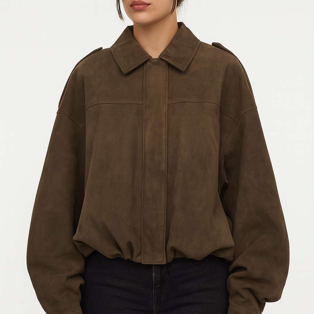 Oversize damska kurtka lekka casual jesień zima