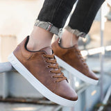 Męskie Skórzane Buty Klasyczny Design Wysoka Jakość