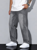 Męskie Baggy Jeans – Luźne Jeansy z Streetwearowym Stylem