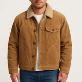 Męska kurtka sztruksowa z podszewką – jesień i zima