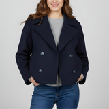 Damska Kurtka Krótka Dwurzędowa – Elegancka i Ponadczasowa