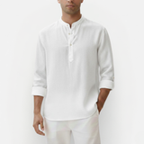 Męska lniana koszula lekka letnia casual