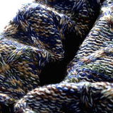 Męski sweter z wzorem – Ciepły dziergany sweter w stylu vintage