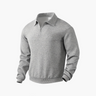 Męski sweter polo z zamkiem – Klasyczny i wygodny design